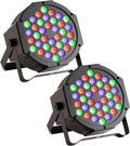LED Par Lights by JAJALUYA for Events & Parties 2 Pack