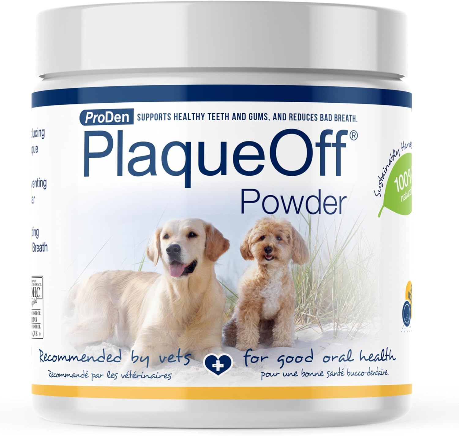 ProDen PlaqueOff Powder for Pets - Natural Breath Freshener