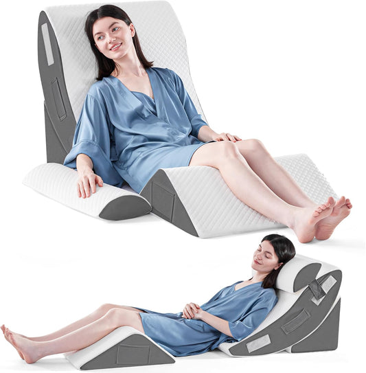 Yojoker Orthopedic Bed Wedge Pillow Set for Pain Relief