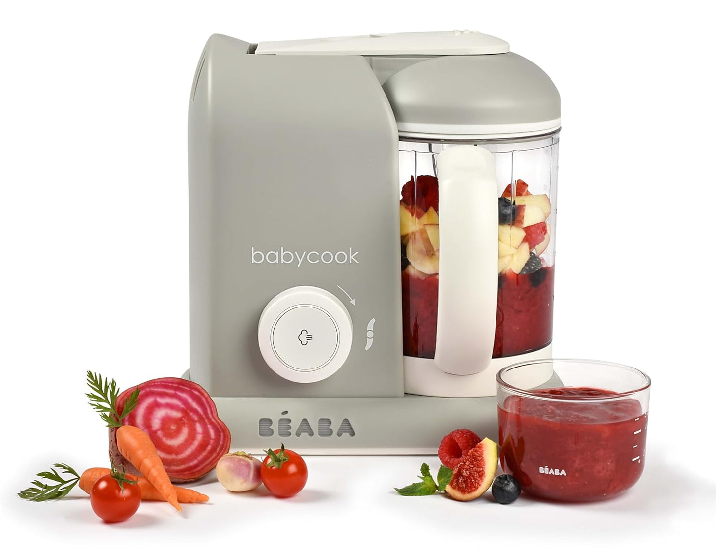 Beaba Babycook Solo 4-in-1 - Steam, Blend, and Serve Fresh Baby Food in Minutes!