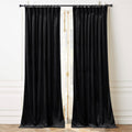 NICETOWN Halloween Black Blackout Curtains for Backdrops - Thermal