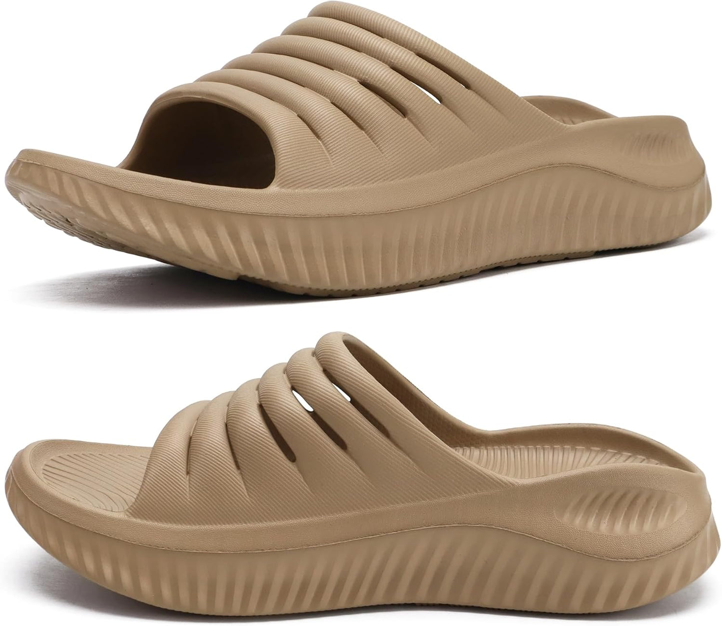 KuaiLu Womens Recovery Sandals for Plantar Fasciitis Support