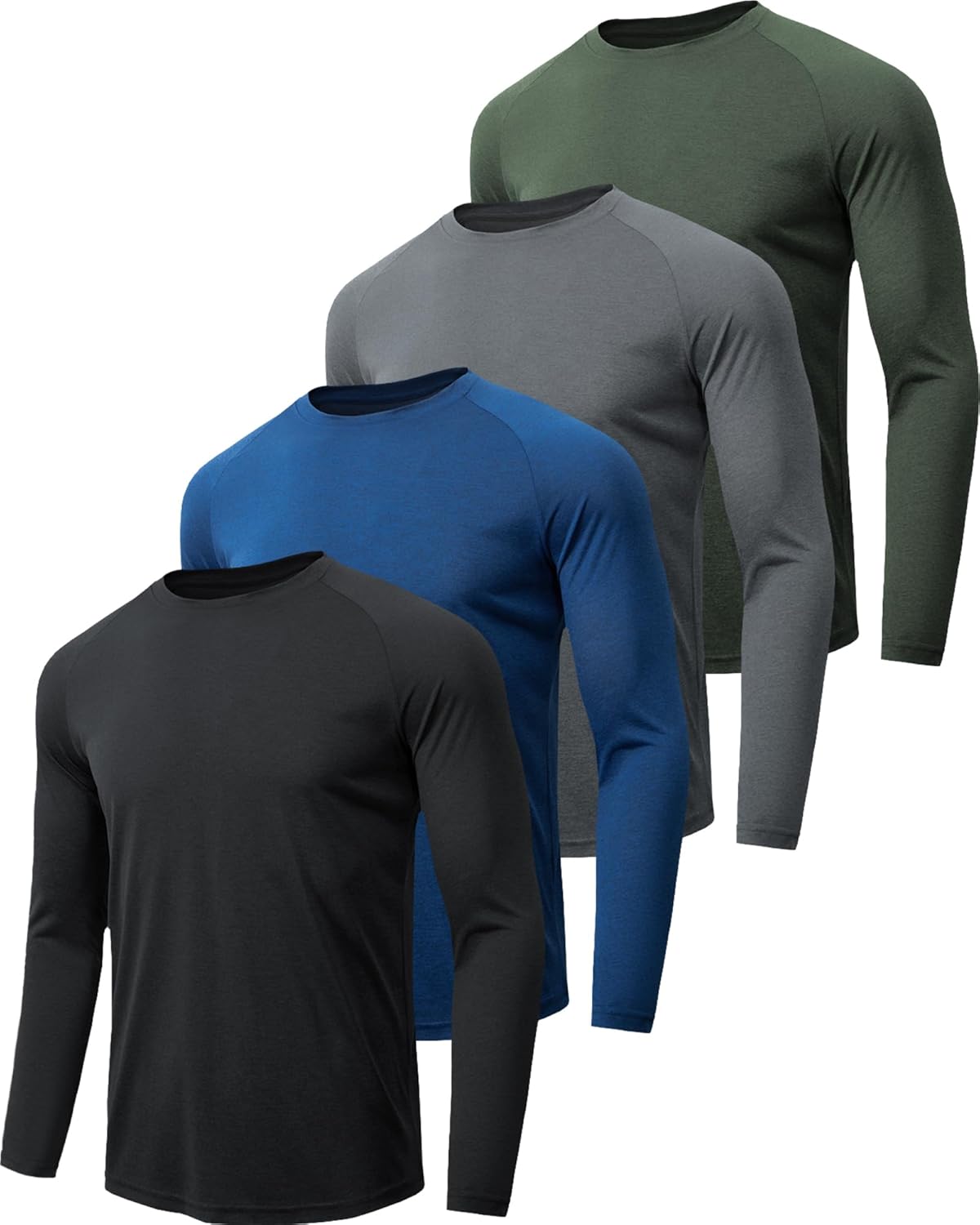 MLYENX Long Sleeve Shirts for Men with UPF 50+ Sun Protection