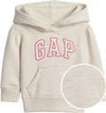 GAP Baby Girls Playtime Favorites Logo Pullover Hoodie - Cozy Fleece