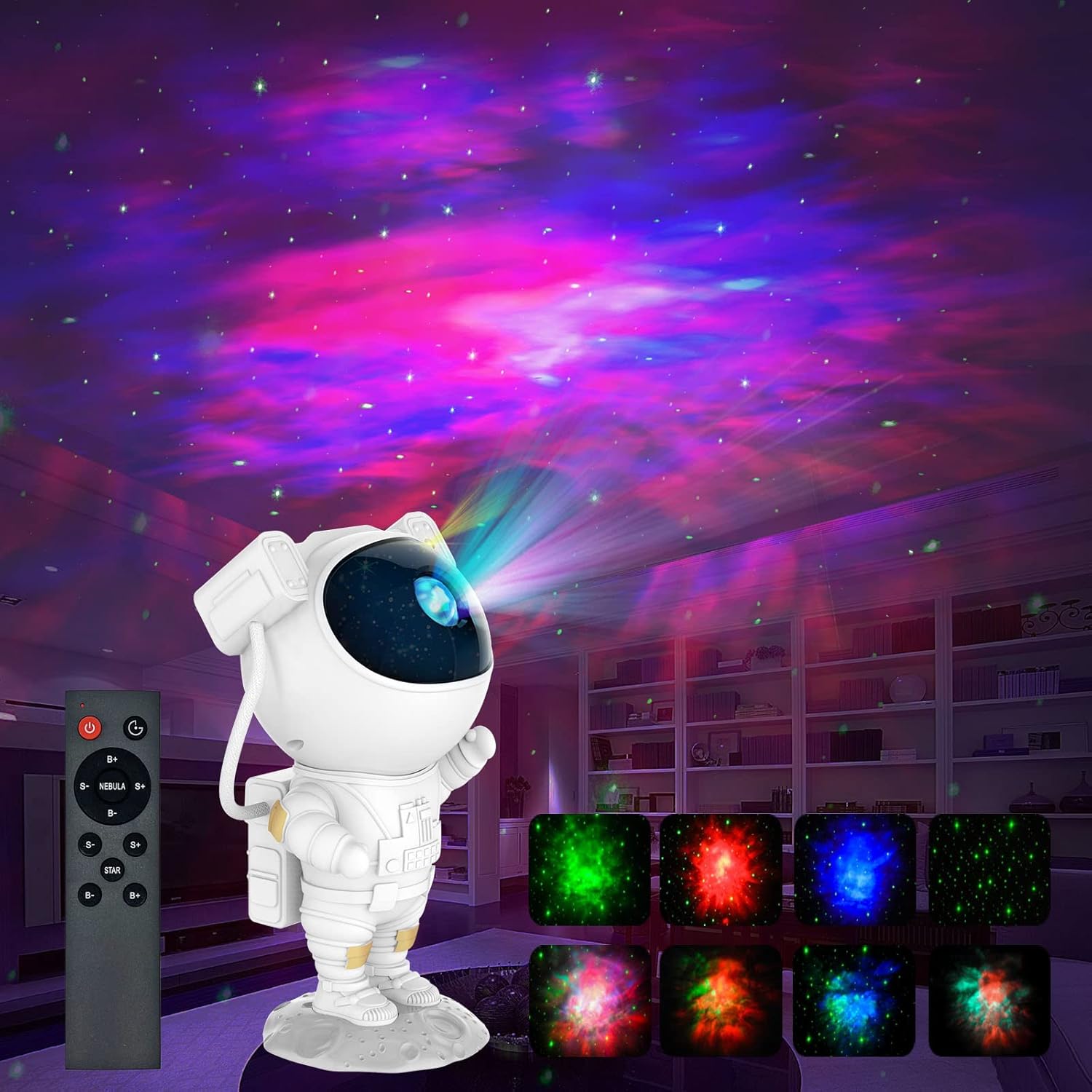 Space Buddy Night Light with Remote Control