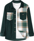 ZAFUL Mens Plaid Shirt Long Sleeves Classic Flannel Shacket - Cozy