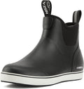 HISEA Women's Ankle Rain Boots - Comfortable Waterproof Deck Boots