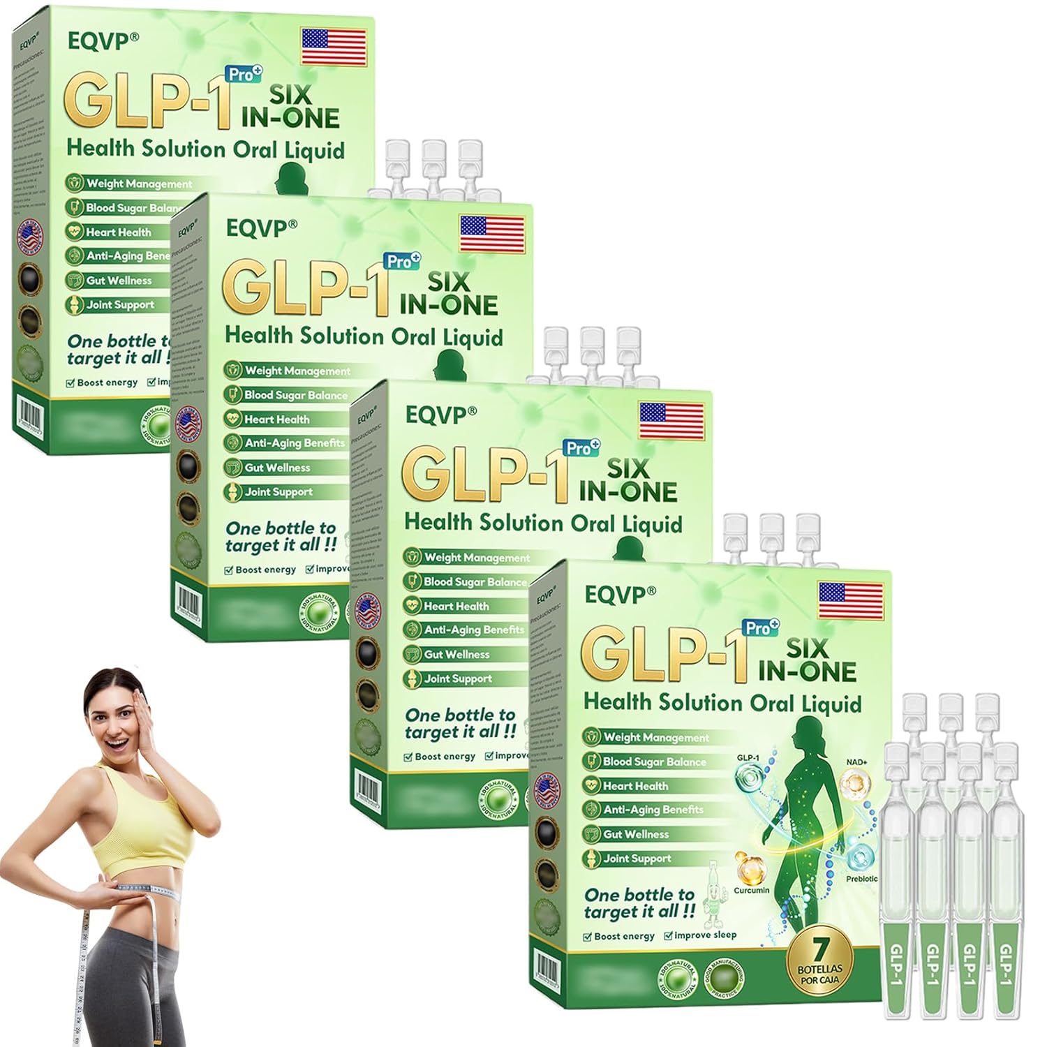 EQVP GLP-1 Six-in-One Health Solution for Digestive Wellness