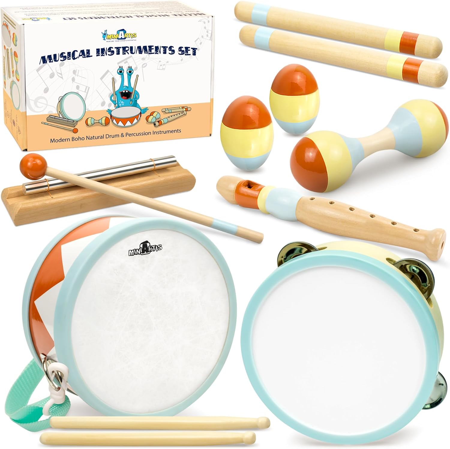 MiniArtis Toddler Musical Instruments for Fun and Learning