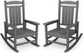 Oversized Outdoor Rocking Chair Set of 2 for Total Relaxation