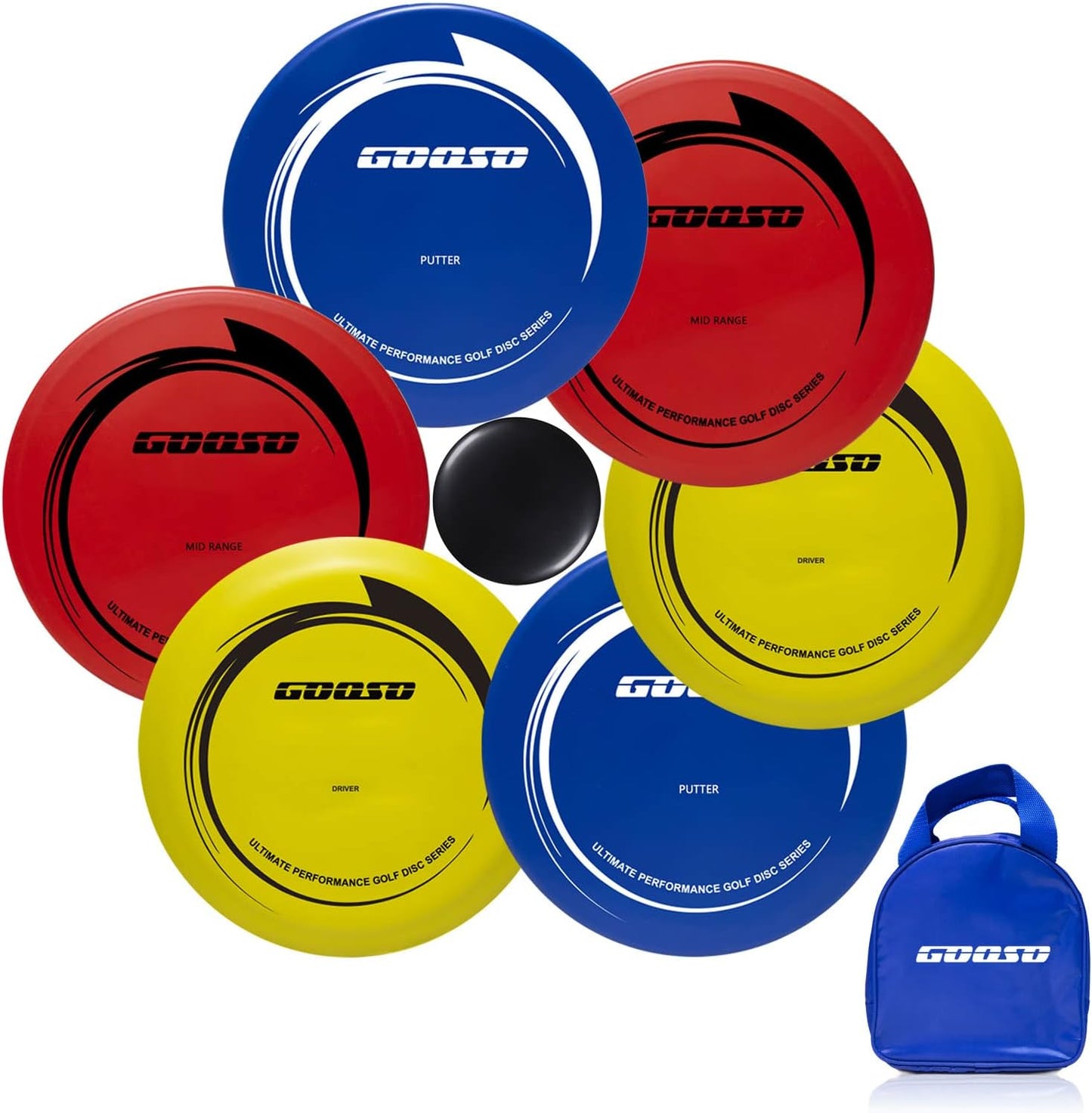 JXY Disc Golf Set - Complete 6 Pack for Ultimate Outdoor Fun!
