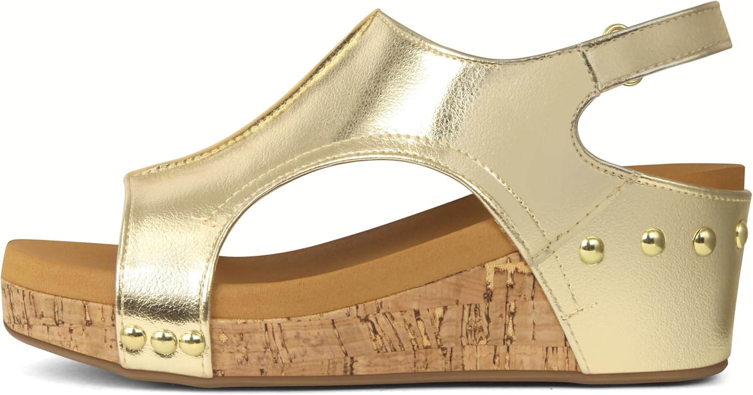 Stylish Womens Wedge Sandals With Strap for Dressy Occasions
