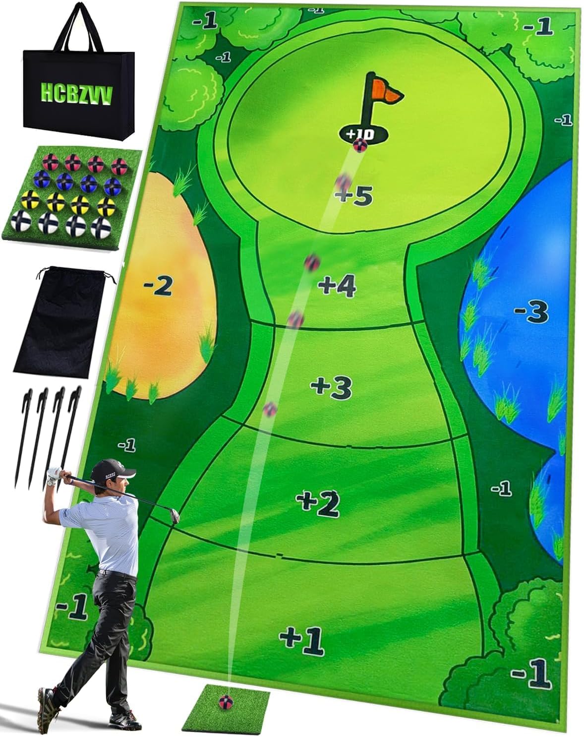 Portable Mini Golf Set - Perfect for Indoor/Outdoor Fun!