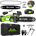 12 Inch Cordless Brushless Electric Chainsaw - Compact 21V Power