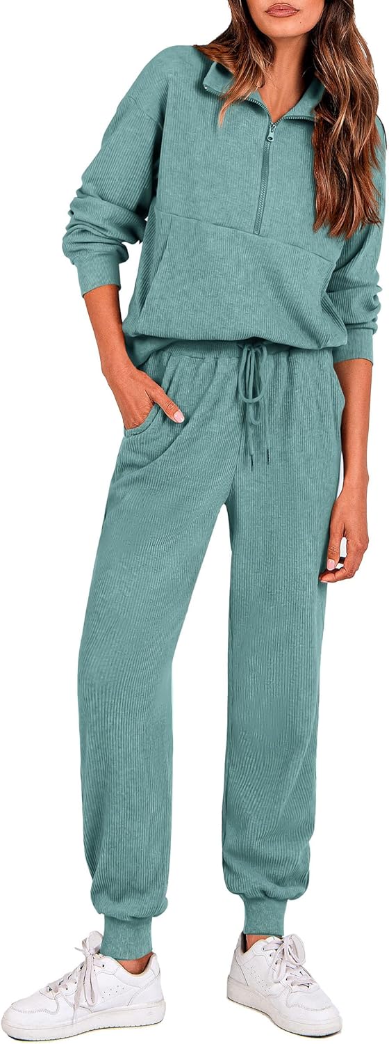 PRETTYGARDEN Women's Fall 2 Piece Lounge Sets for Cozy Style