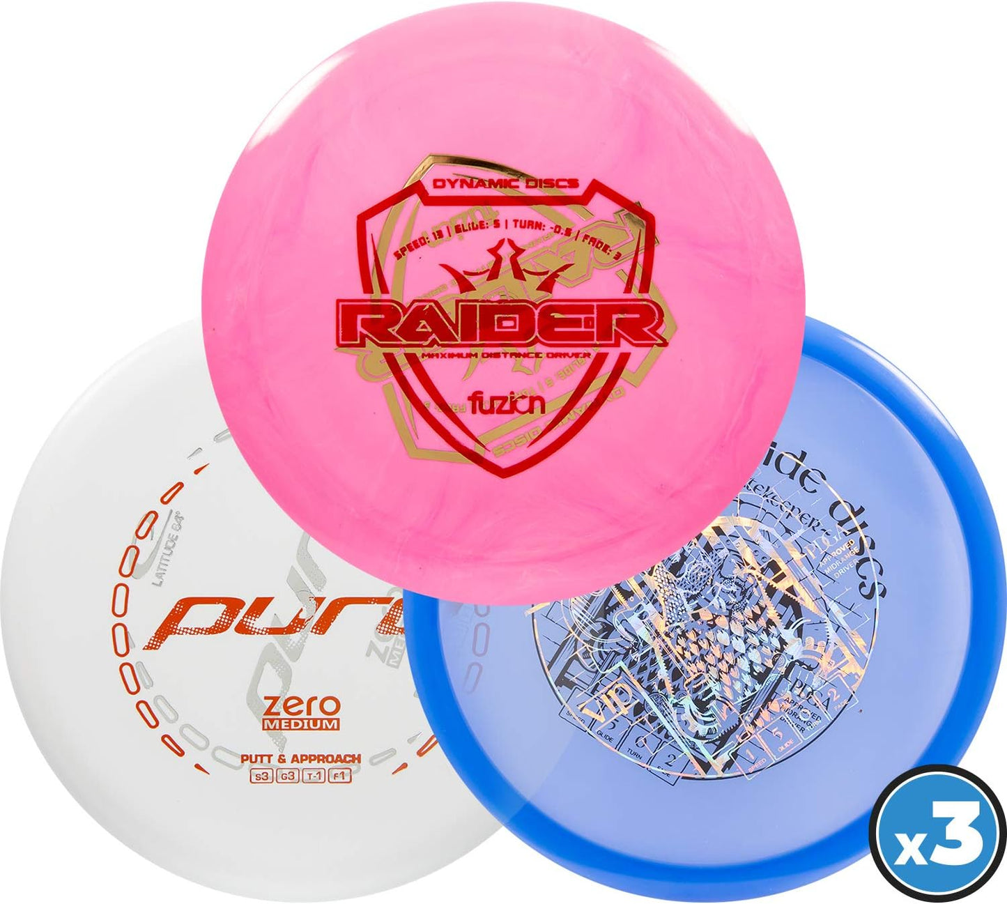 Premium Disc Golf 3-Pack Set - Ideal for Gifting