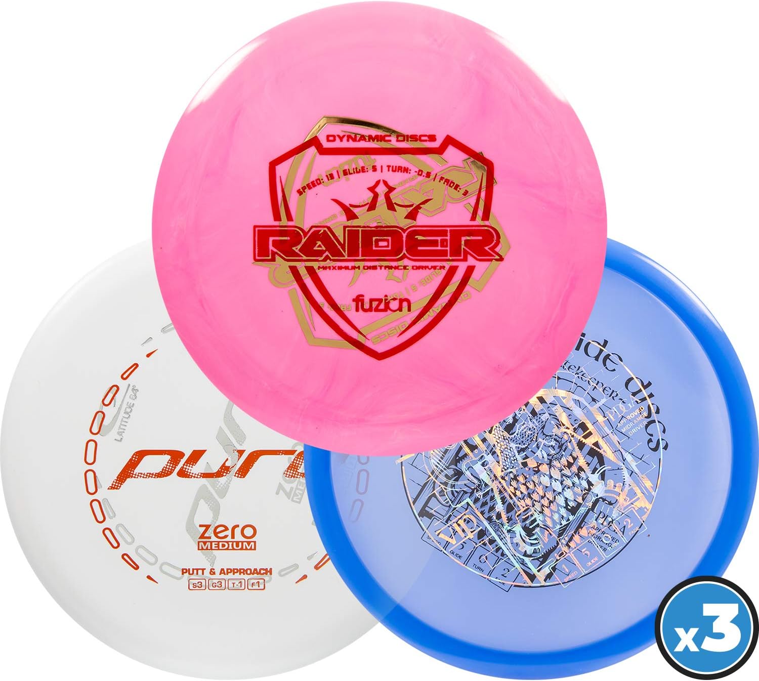 Premium Disc Golf 3-Pack Set - Ideal for Gifting