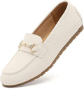 Women's Wide Loafers Casual Slip-On Flats - Comfortable Penny Loafers