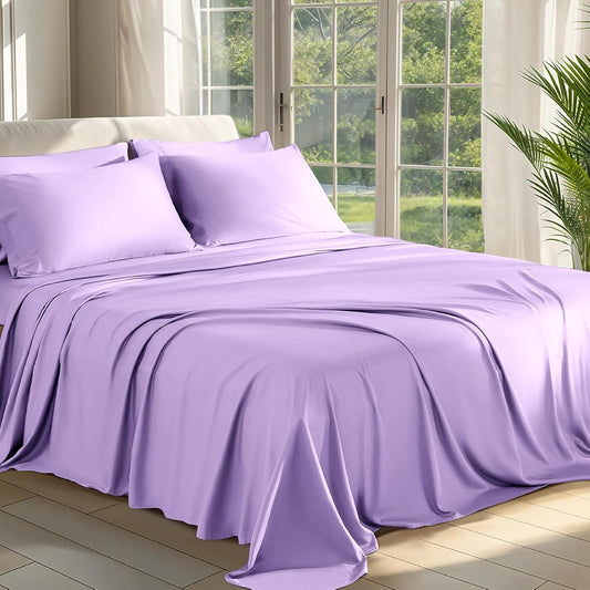 Ultra Cooling Bamboo Sheets Queen Size - Silky Soft Luxury