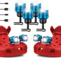 Headlights for Croc - 4pcs LED Croc Lights for Shoes with USB