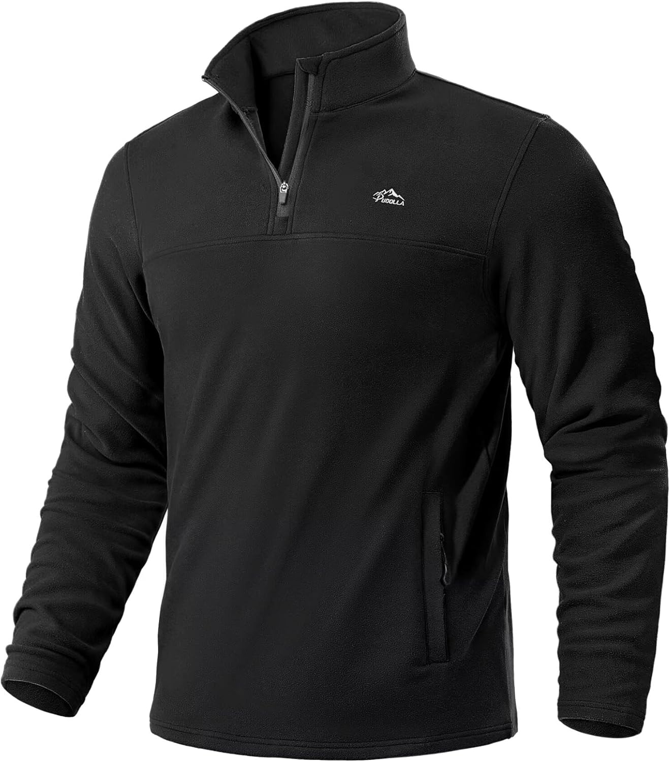 Pudolla Men's Warm Fleece Zip Sweatshirt