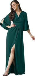 Emerald Green Bridesmaid Maxi Dress for Women - Flattering Full Length