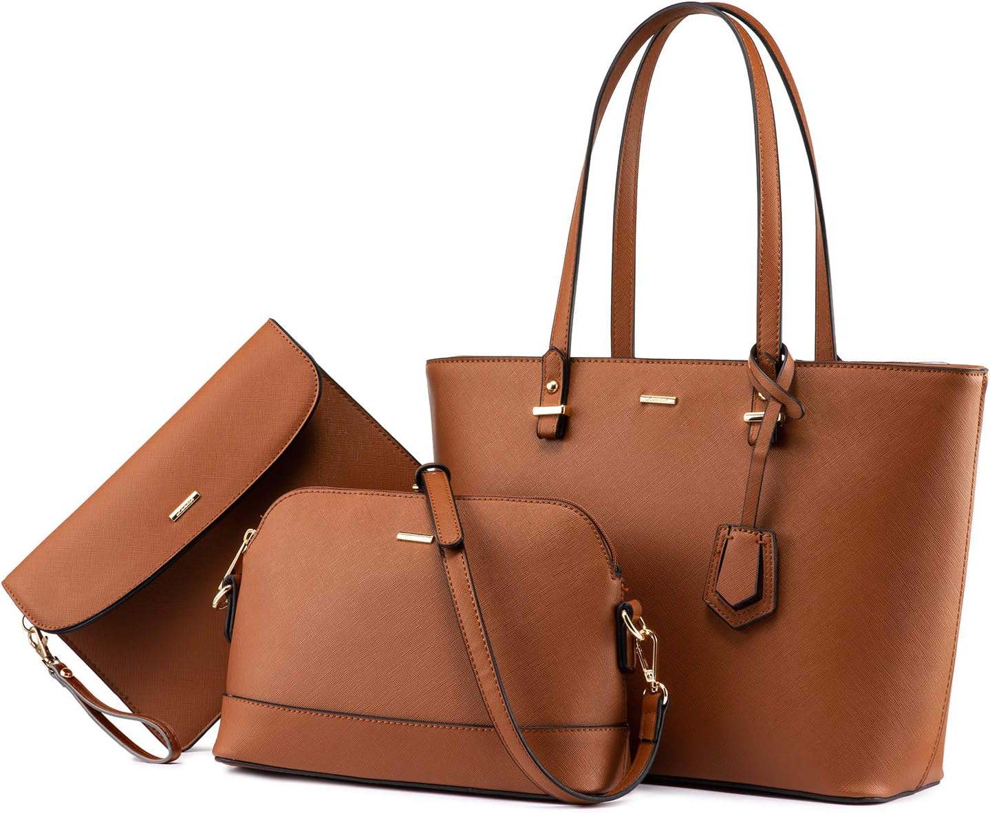 LOVEVOOK Handbags for Women - Stylish 3pcs Purse Set
