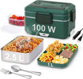 Electric Lunch Box for Adults 3.5L Heated 2-Layer Lunchbox - Portable