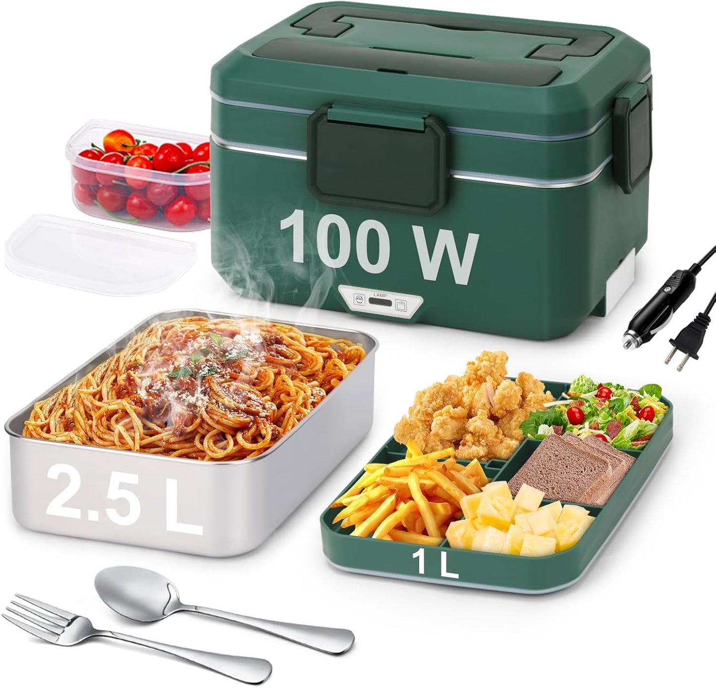 Electric Lunch Box for Adults - 3.5L Portable Food Warmer