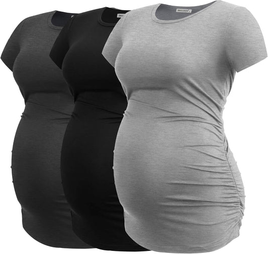 Smallshow Women's Maternity Tops for Comfortable Pregnancy Wear