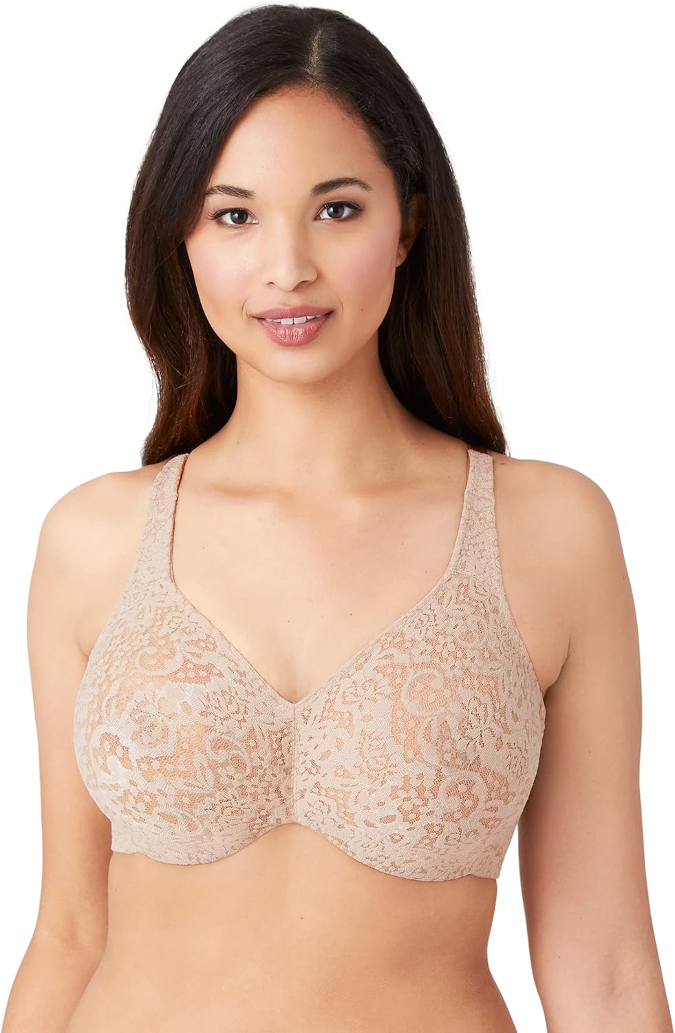 Wacoal Women's Halo Lace Full Coverage Underwire Bra Review