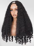 Afro Wig V Part Kinky Curly Wig 22 in - Wear and Go Glueless Style