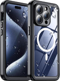 iPhone 15 Pro Max Waterproof Case 6.7 in - Full Body Shockproof