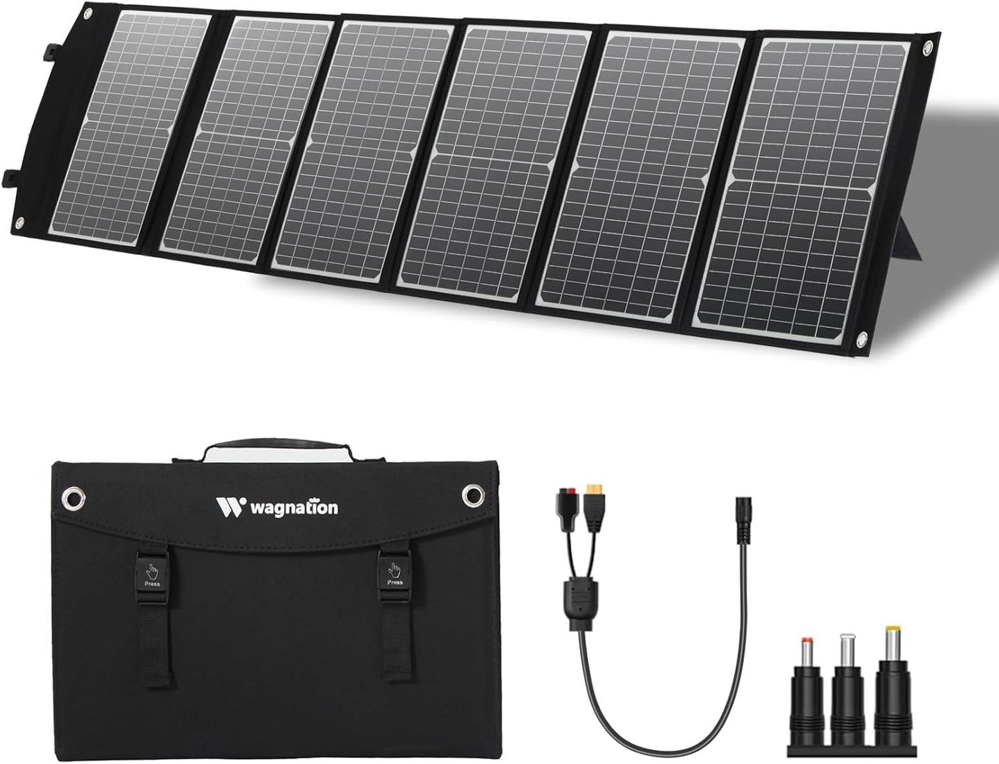 100W Foldable Solar Charger, Fast Charging for Outdoor Adventures
