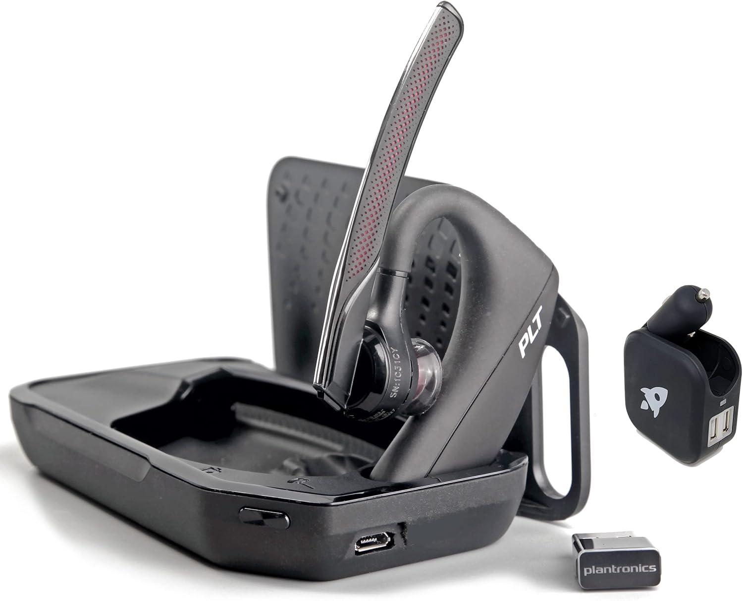 Plantronics Voyager 5200 UC Bluetooth Headset Bundle for All Devices