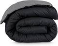 Oversized Queen Comforter Reversible Colors - Ultra-Soft All-Season