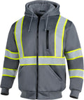 VENDACE Men's ANSI Class 3 High Vis Safety Hoodie - Warm, Reflective