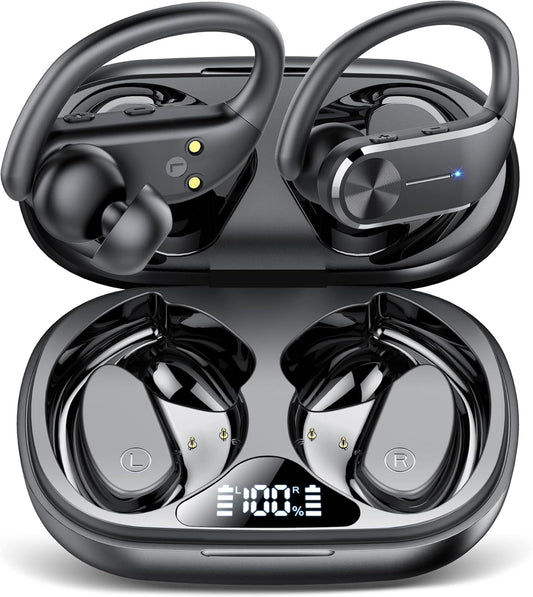 68H Playtime & Powerful Bass - Wireless Sport Earbuds