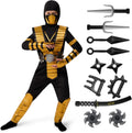 Spooktacular Creations Blue Ninja Costume for Kids - Durable Dress Up