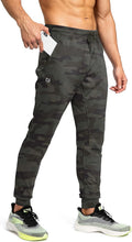 Men's Track Joggers with Zipper Pockets - Athletic Training Pants