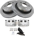 TRQ Performance Rear Brake Pad and Rotor Kit for 2012 Ram 1500