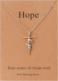Lcherry Women's Cross Pendant Necklace - Thoughtful Faith Gift