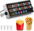 8-Channel Digital Kitchen Timer - Loud Commercial Countdown Timer