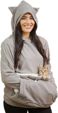 KITTYROO Cat Hoodie - Carry and Cuddle in Style!