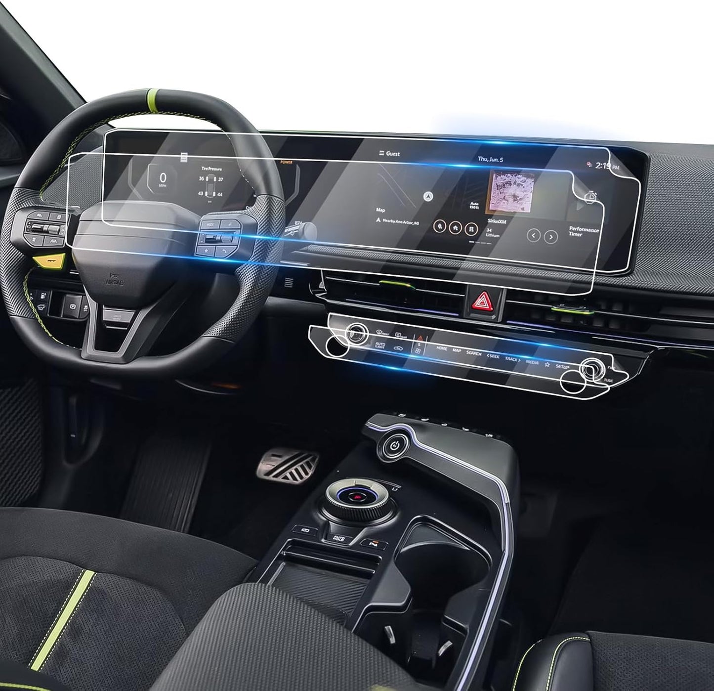 2026 Kia EV6 Screen Protector - Ultra Tough Nano Film 12.3 in