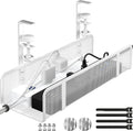 Under Desk Cable Management Tray - Discreet, No-Drill Cable Organizer