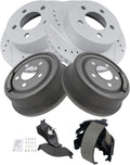 Front & Rear Brake Pad and Rotor Kit for 1999-2001 Jeep