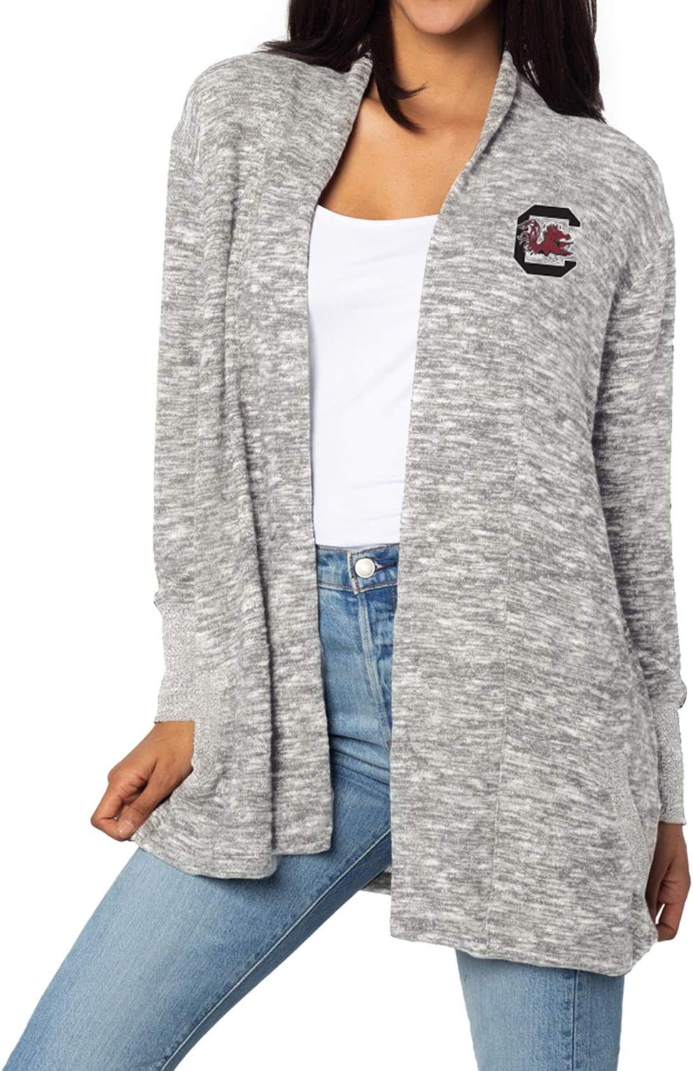 Chicka-D Women's Cozy Fleece Cardigan for Game Day Comfort