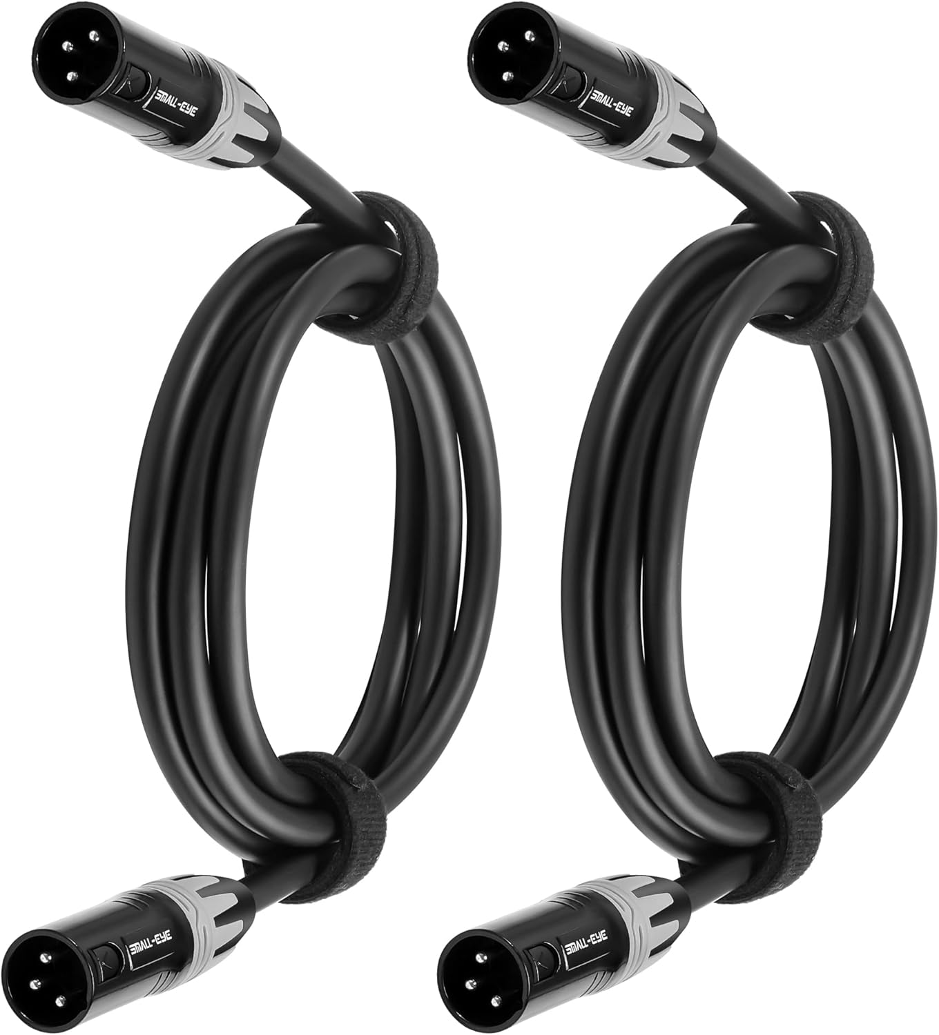 Small-Eye XLR Male to Male Cables 25 ft for Mixers and PA Speakers