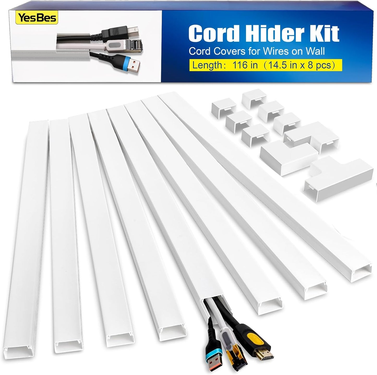Paintable Cord Hider Kit by YesBes